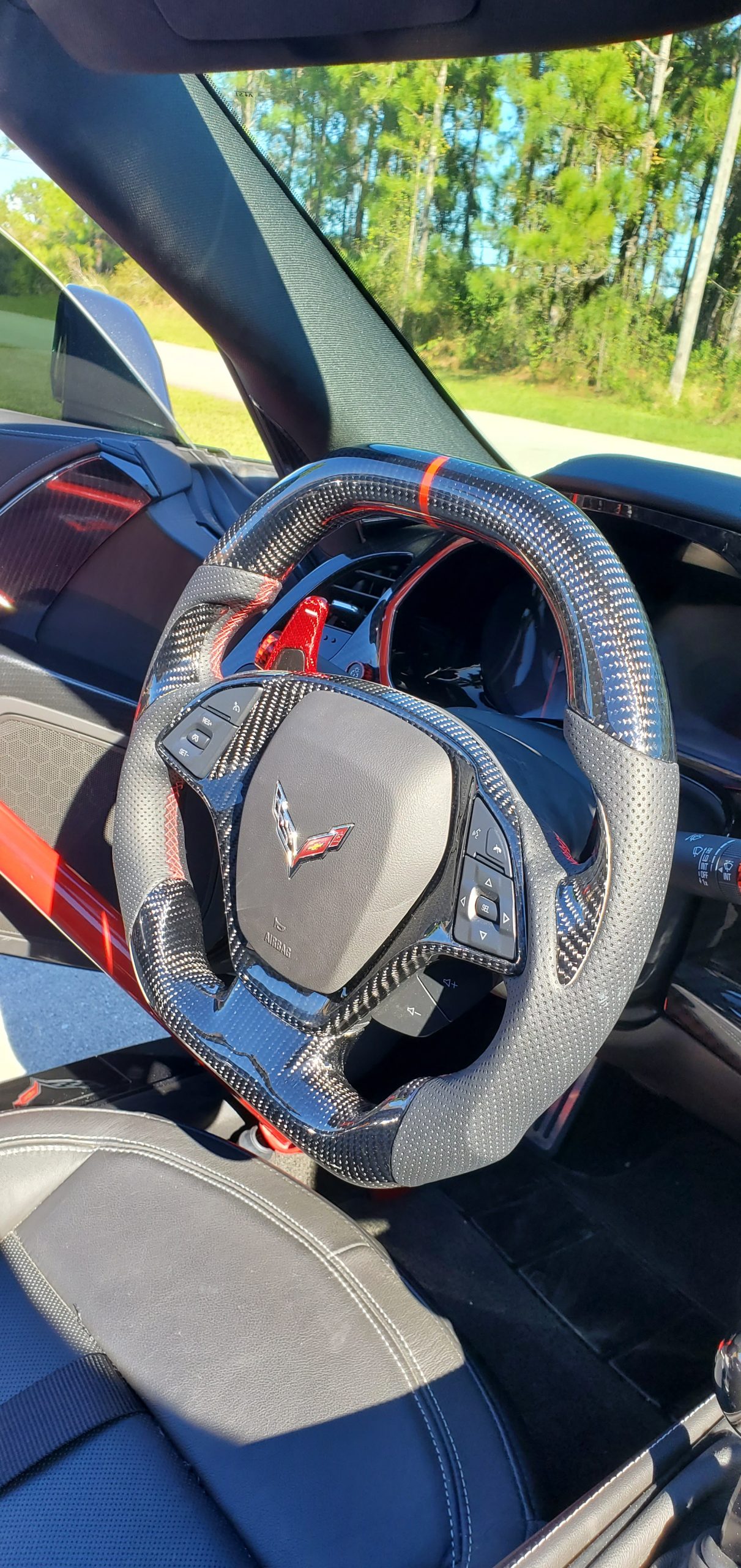 custom corvette steering wheels